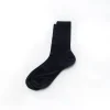 New Alex Mill Maria La Rosa One Ribbed Socks Black