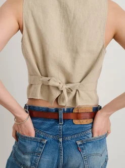 Outlet Alex Mill Mathilde Vest In Flax