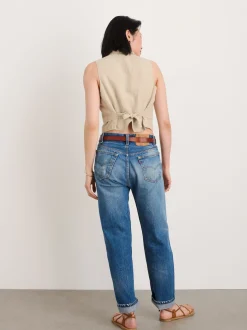 Outlet Alex Mill Mathilde Vest In Flax