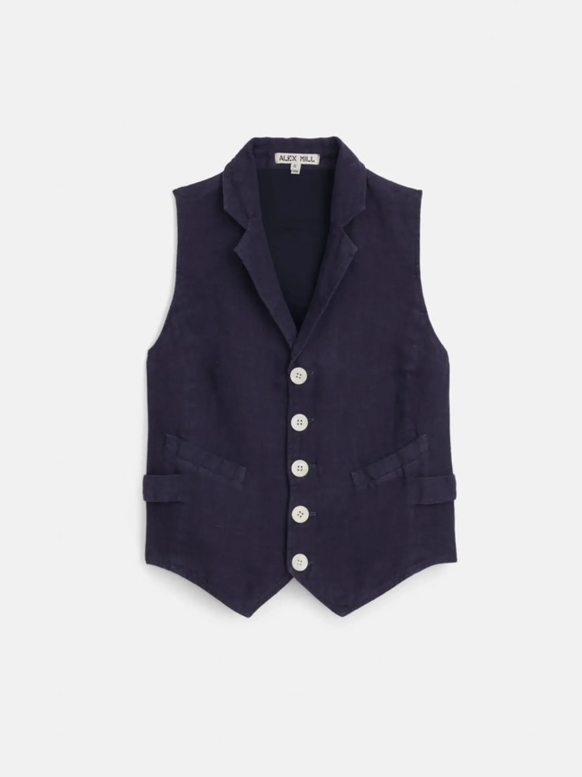 Discount Alex Mill Mathilde Vest In Linen