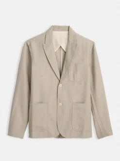 Hot Alex Mill Mercer Blazer In Cotton Linen Silver Cloud