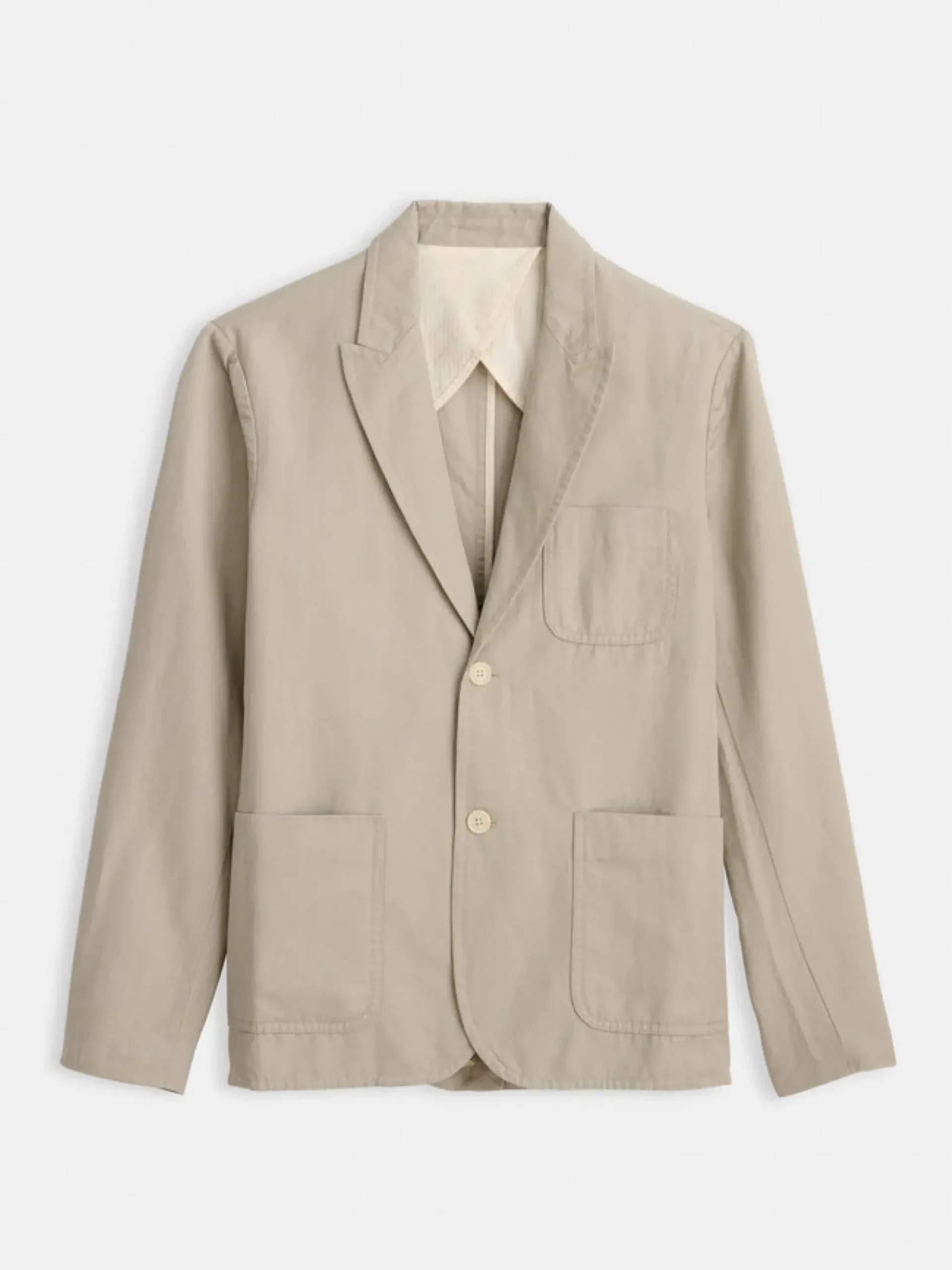 Hot Alex Mill Mercer Blazer In Cotton Linen Silver Cloud