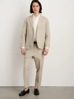 Hot Alex Mill Mercer Blazer In Cotton Linen Silver Cloud