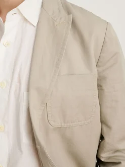 Hot Alex Mill Mercer Blazer In Cotton Linen Silver Cloud
