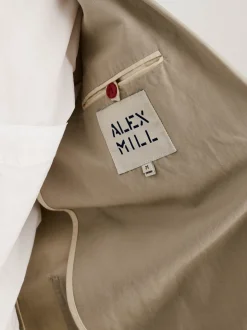 Hot Alex Mill Mercer Blazer In Cotton Linen Silver Cloud