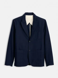 Fashion Alex Mill Mercer Blazer In Cotton Linen Dark Navy