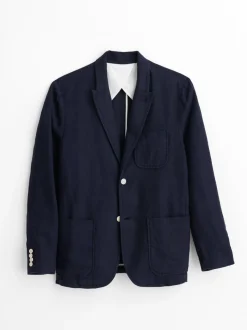 Online Alex Mill Mercer Blazer In Linen Navy