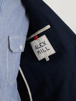 Online Alex Mill Mercer Blazer In Linen Navy
