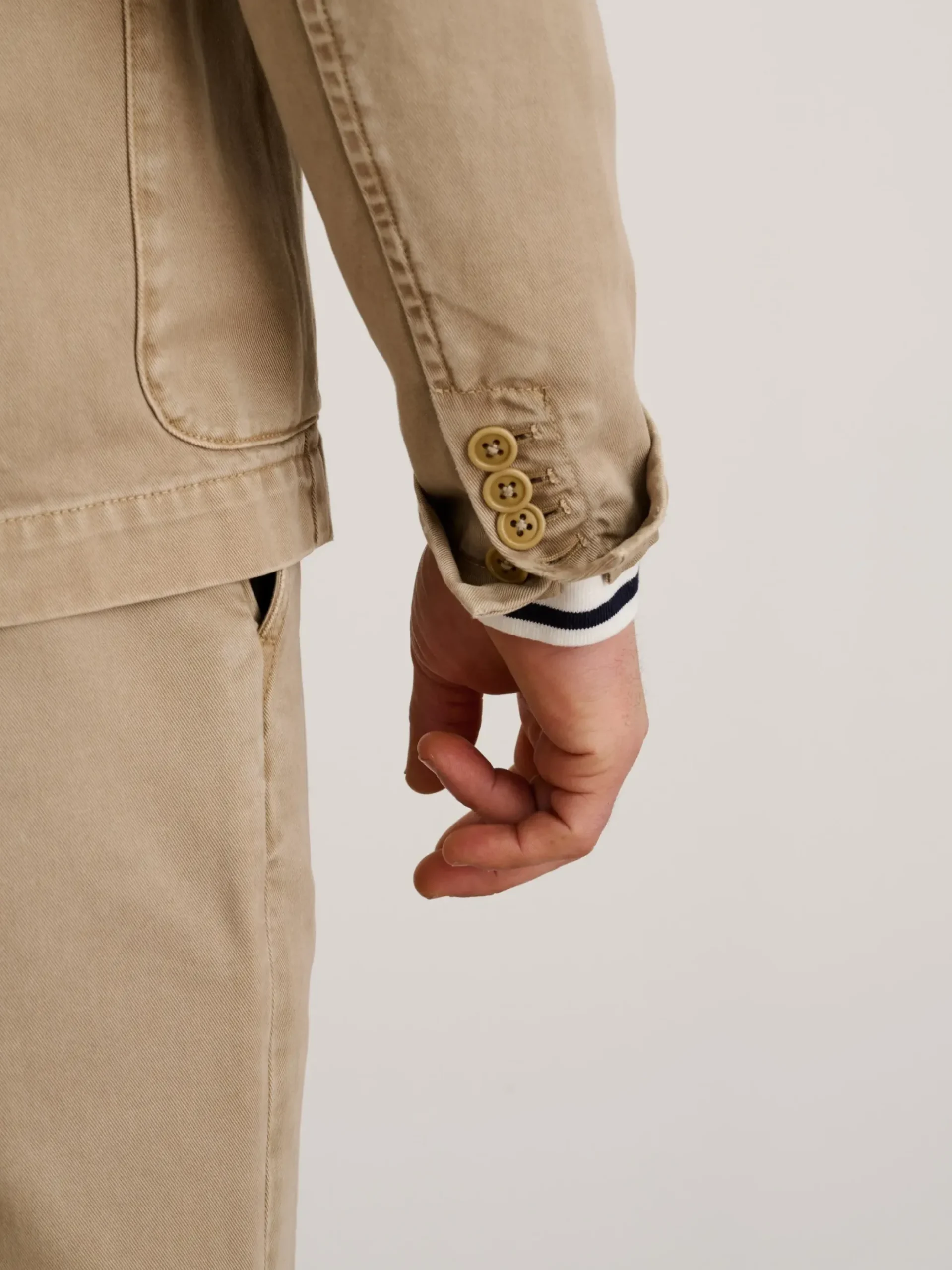 Online Alex Mill Mill Blazer In Vintage Wash Chino Faded Khaki