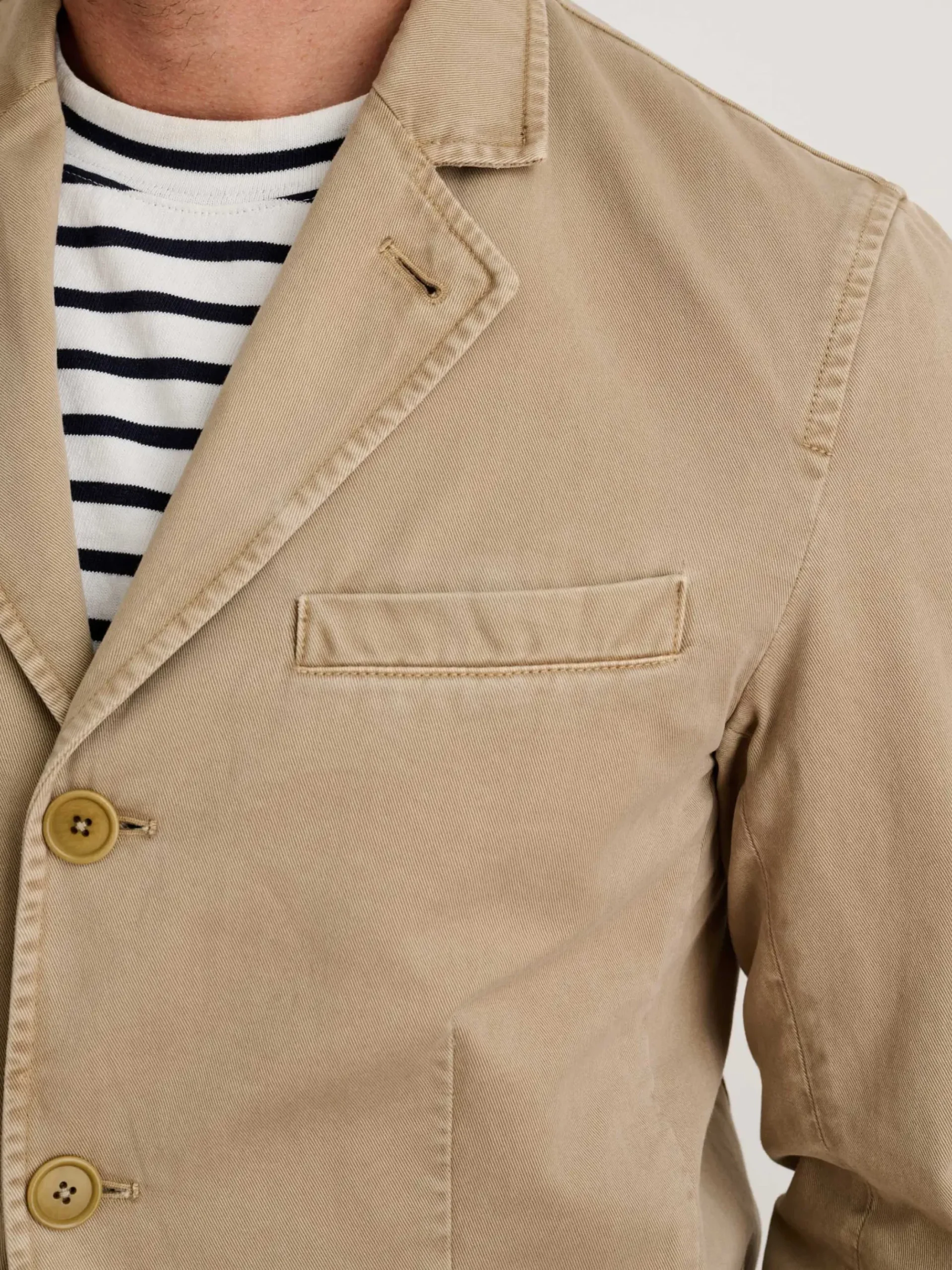 Clearance Alex Mill Mill Blazer In Vintage Wash Chino Faded Khaki