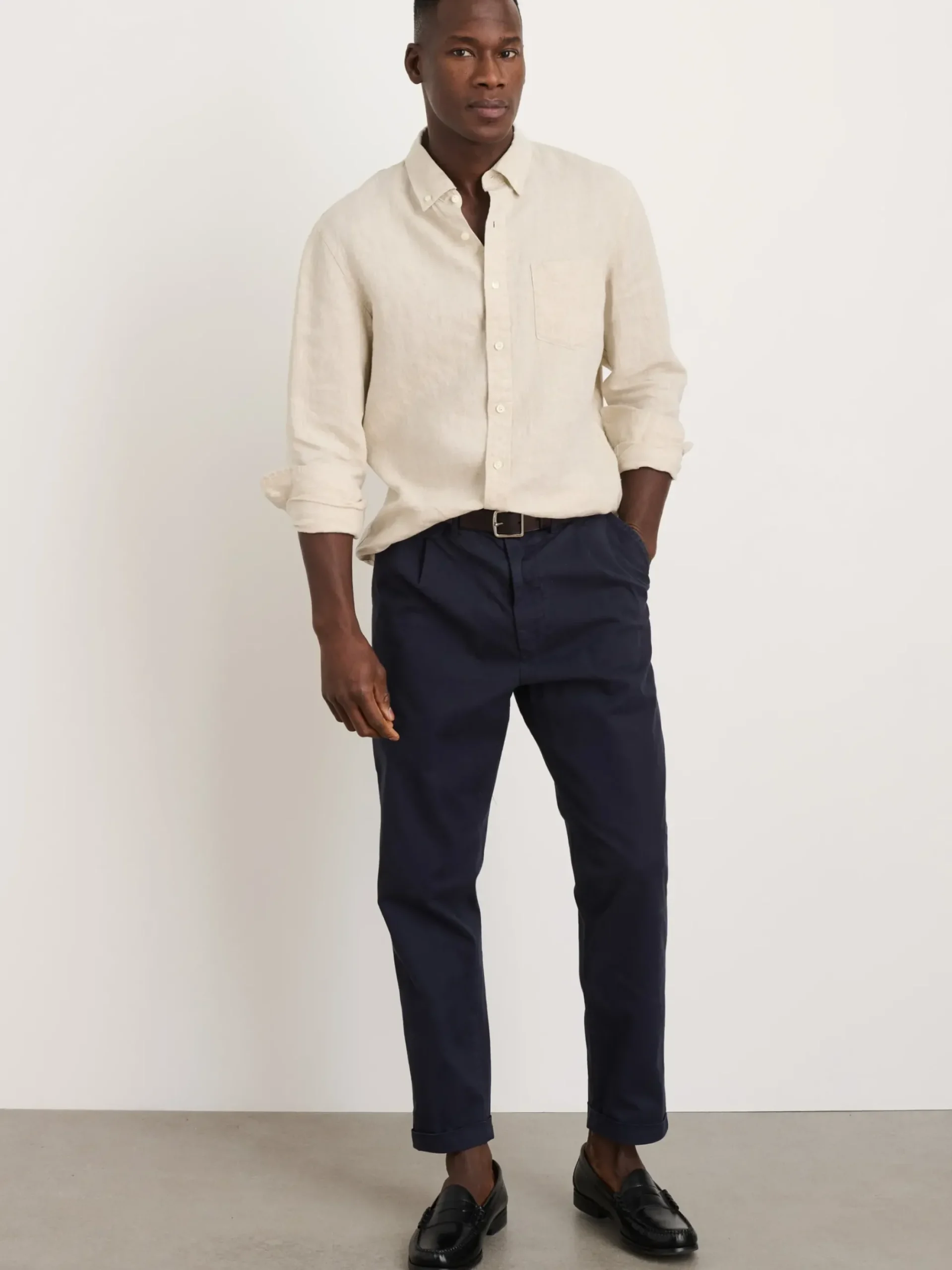 Outlet Alex Mill Mill Shirt In Flax Linen