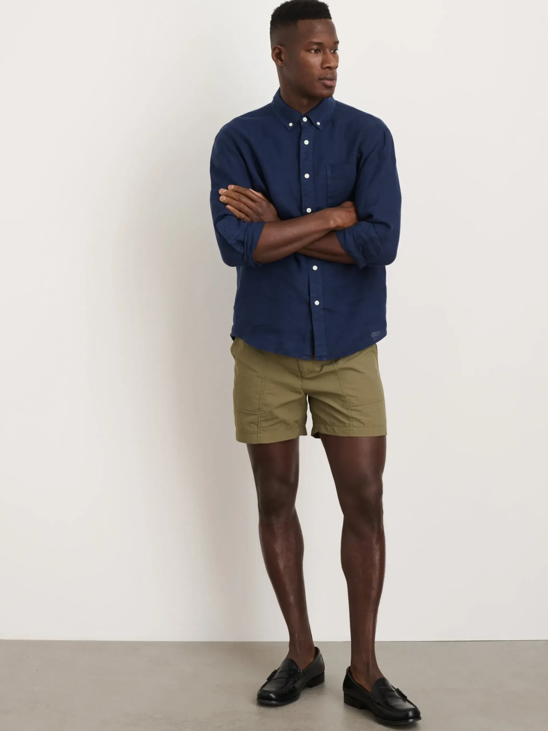 Discount Alex Mill Mill Shirt In Linen Navy