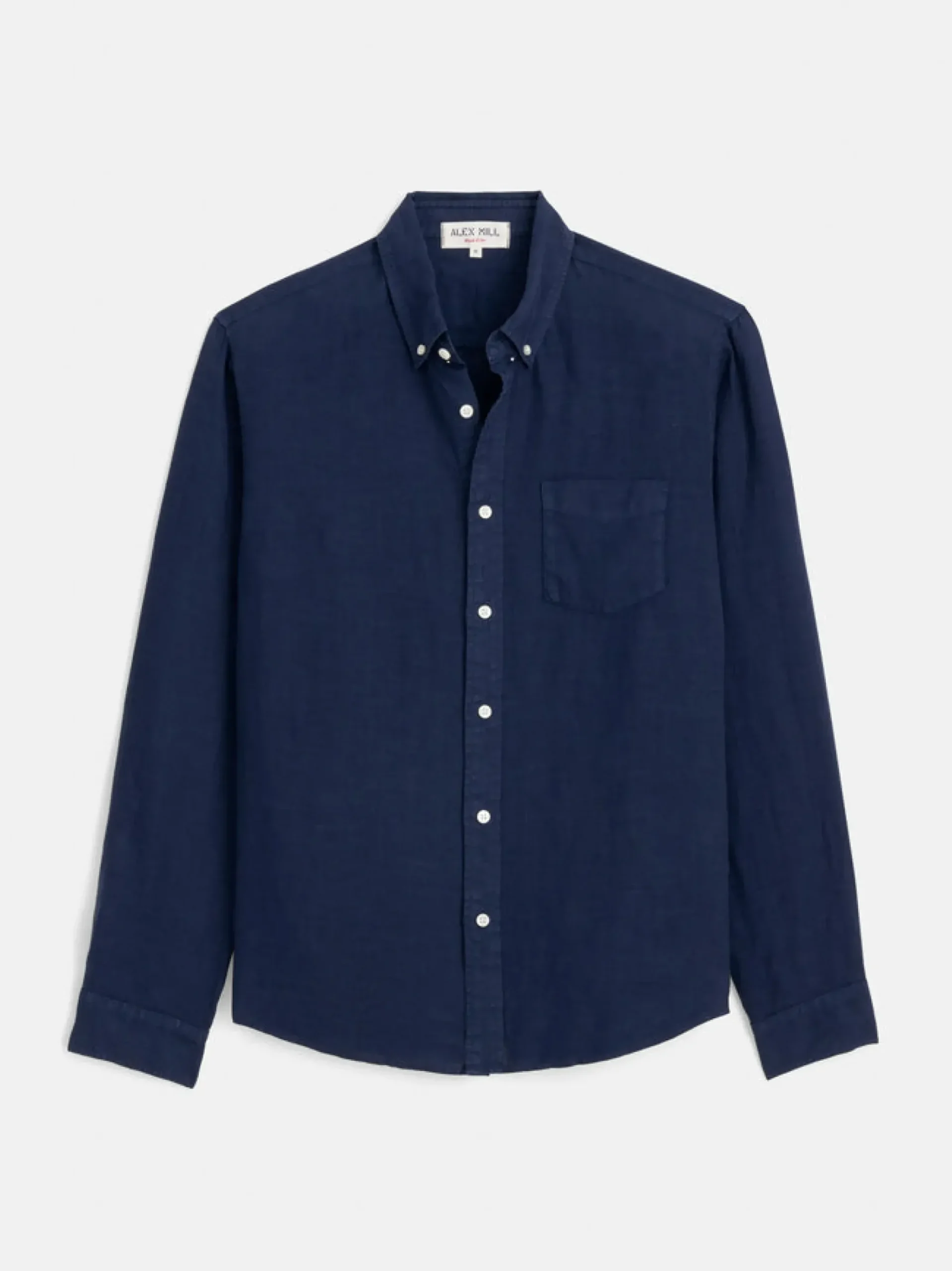 Fashion Alex Mill Mill Shirt In Linen Navy