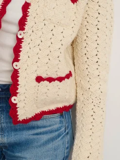 Outlet Alex Mill Molly Hand-Crochet Cardigan