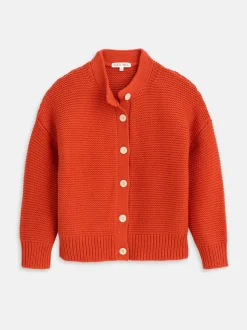 Clearance Alex Mill Nico Cardigan In Cotton Paprika