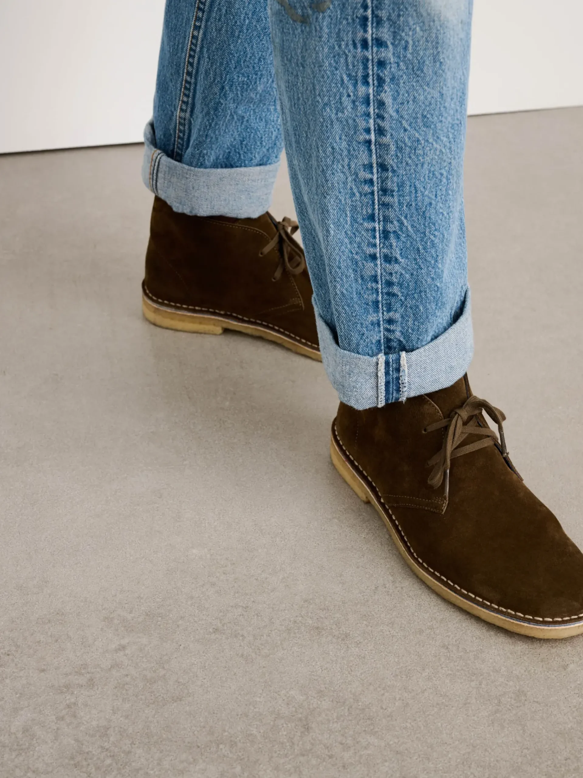 Clearance Alex Mill Padmore & Barnes Chukka Boot Chocolate