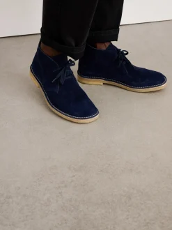 New Alex Mill Padmore & Barnes Chukka Boot Navy