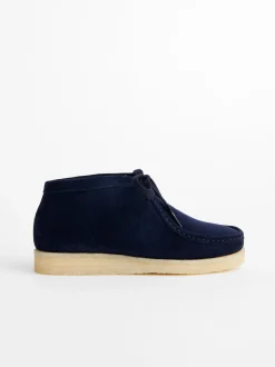 Clearance Alex Mill Padmore & Barnes Suede Boot Navy