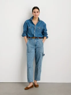 Sale Alex Mill Phoebe Pant In Denim