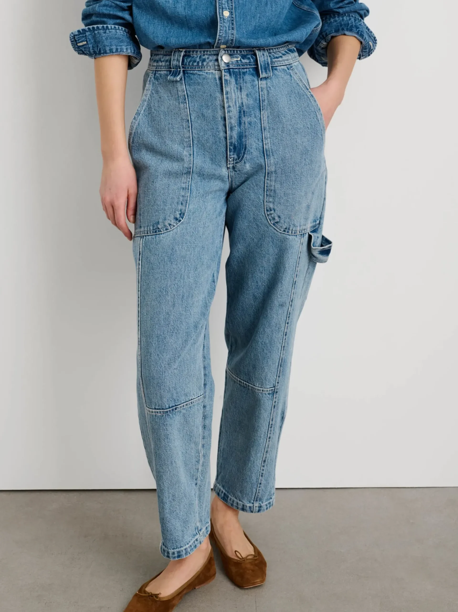Sale Alex Mill Phoebe Pant In Denim