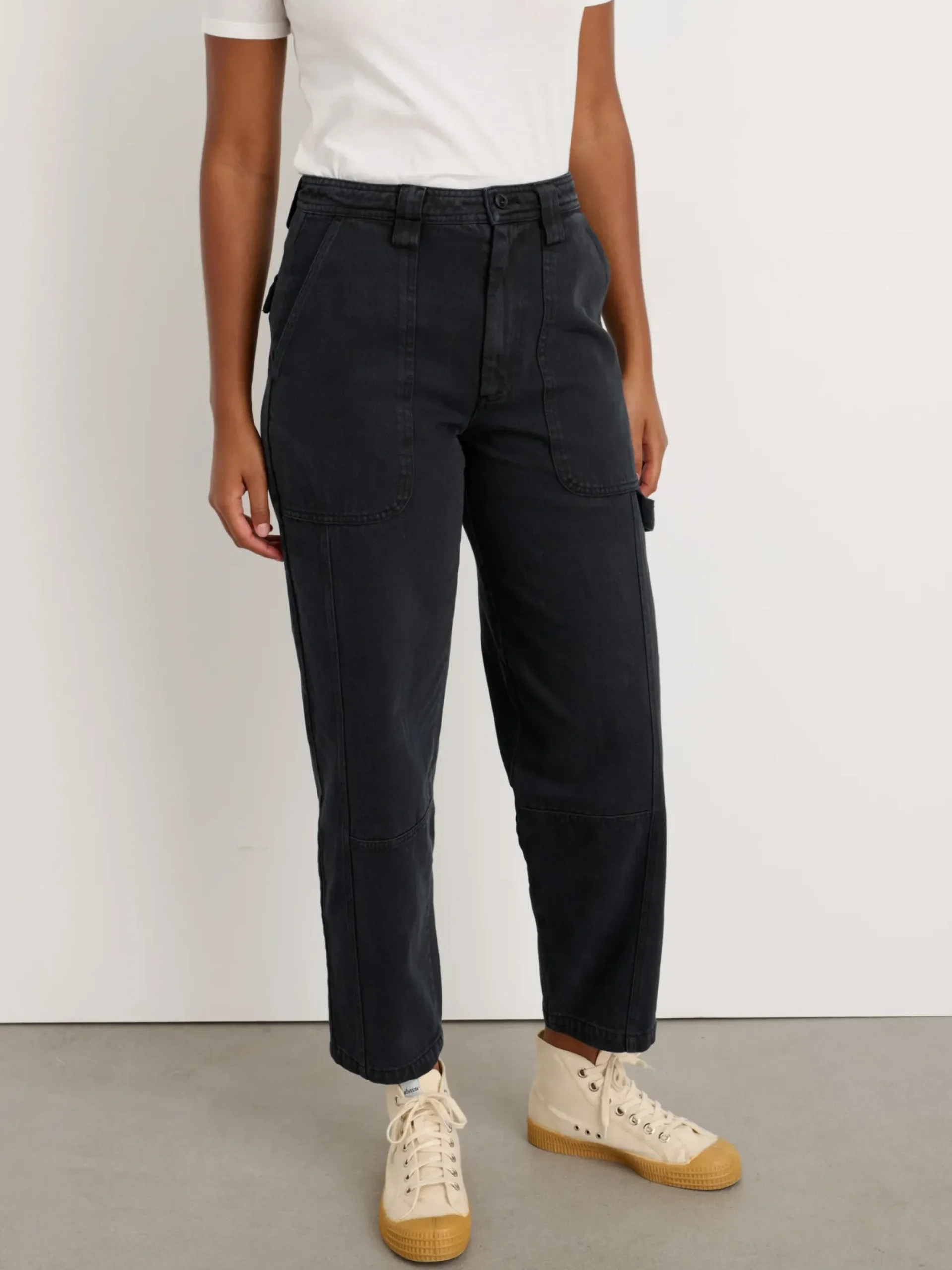 Discount Alex Mill Phoebe Pant In Recycled Denim Washed Black