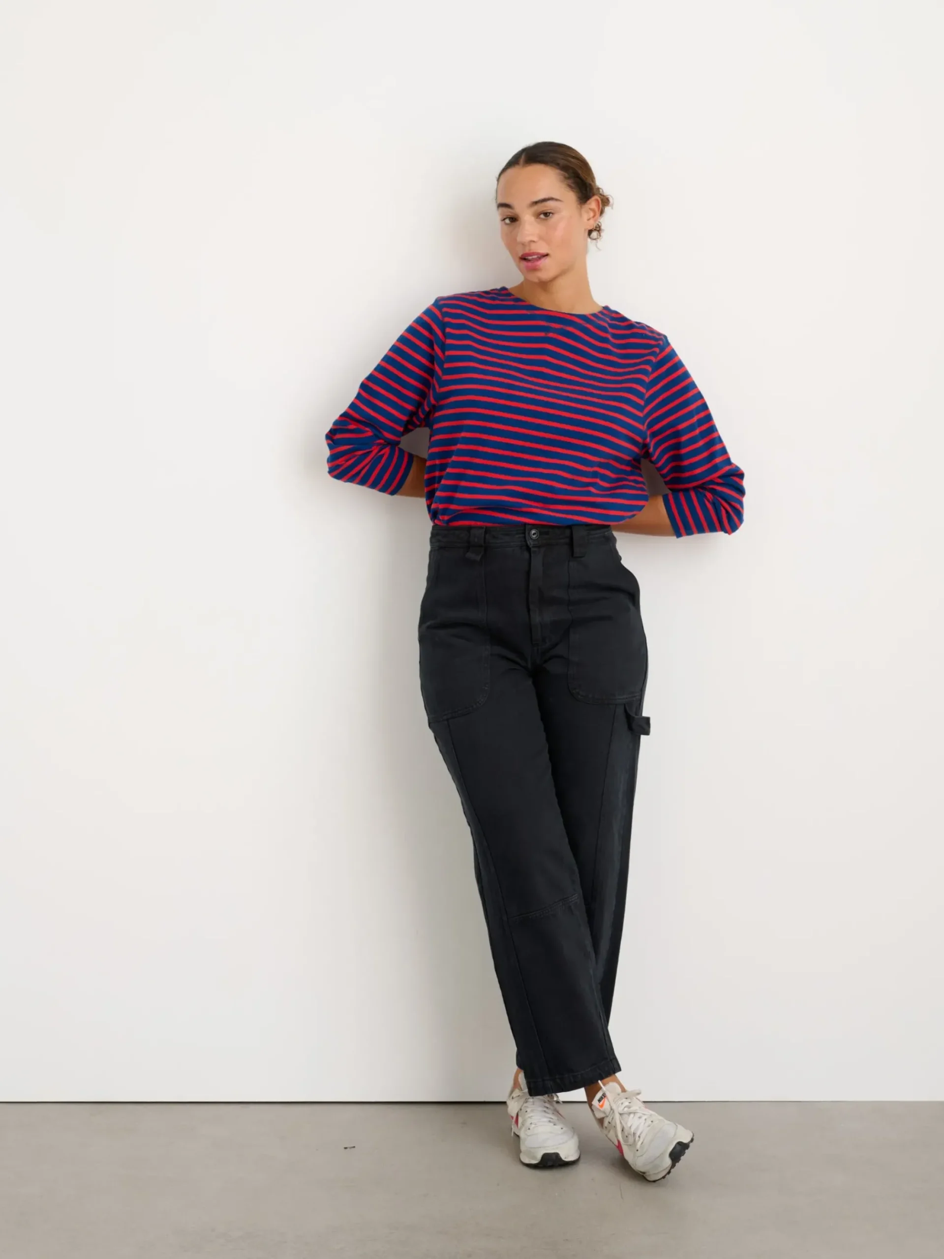 Discount Alex Mill Phoebe Pant In Recycled Denim Washed Black