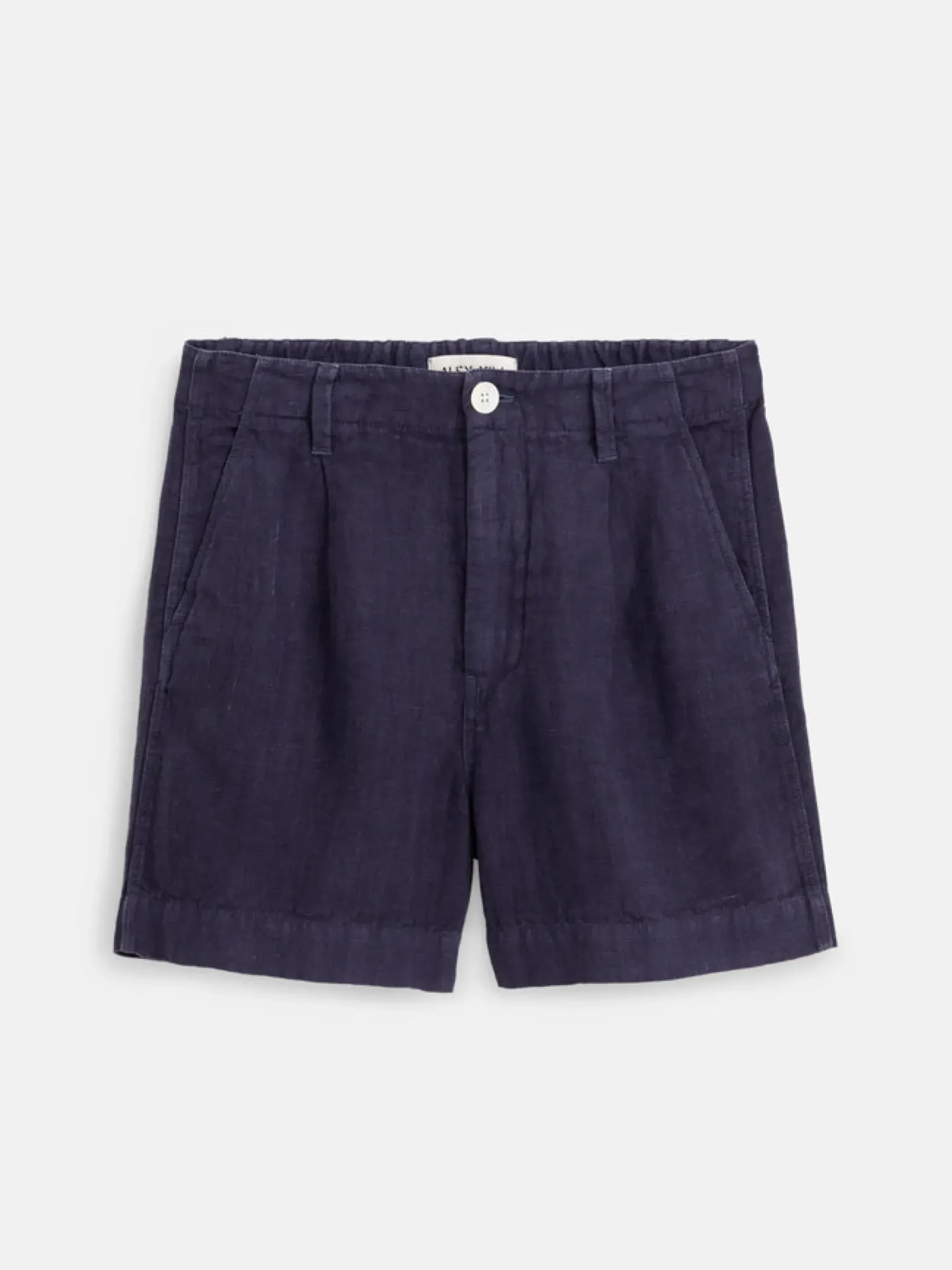 Outlet Alex Mill Pleated Pull On Shorts In Linen
