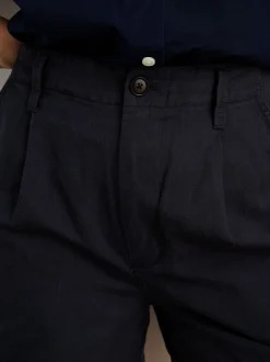 Outlet Alex Mill Pleated Shorts In Twill Washed Black