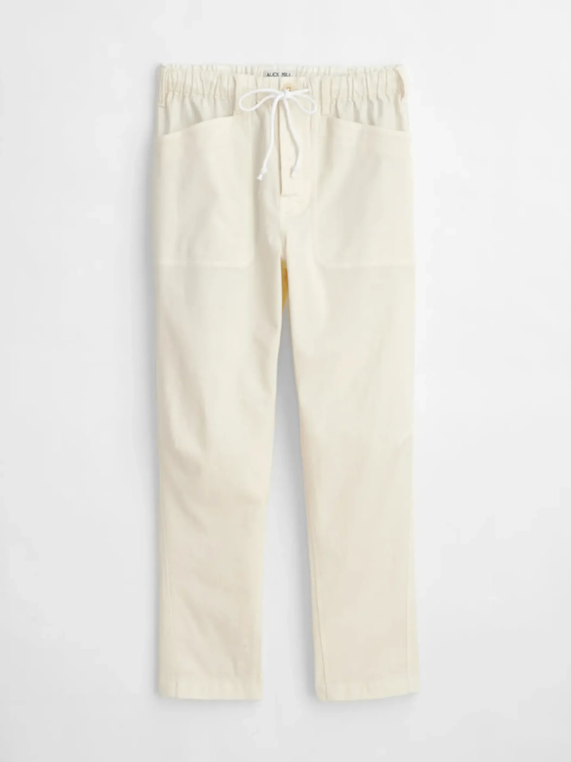 Clearance Alex Mill Pull-On Button Fly Pant Oat Milk
