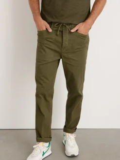 New Alex Mill Pull-On Button Fly Pant Olive