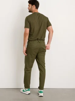 New Alex Mill Pull-On Button Fly Pant Olive