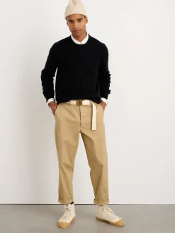 Fashion Alex Mill Reverse Seam Sweater In Superfine Merino Wool Black
