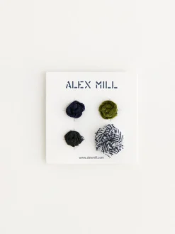 Discount Alex Mill Rosette 4-Pack Blue /Navy Combo