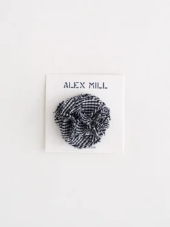 Outlet Alex Mill Single Rosette Black Gingham