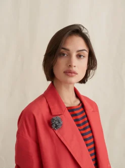 Outlet Alex Mill Single Rosette Black Gingham