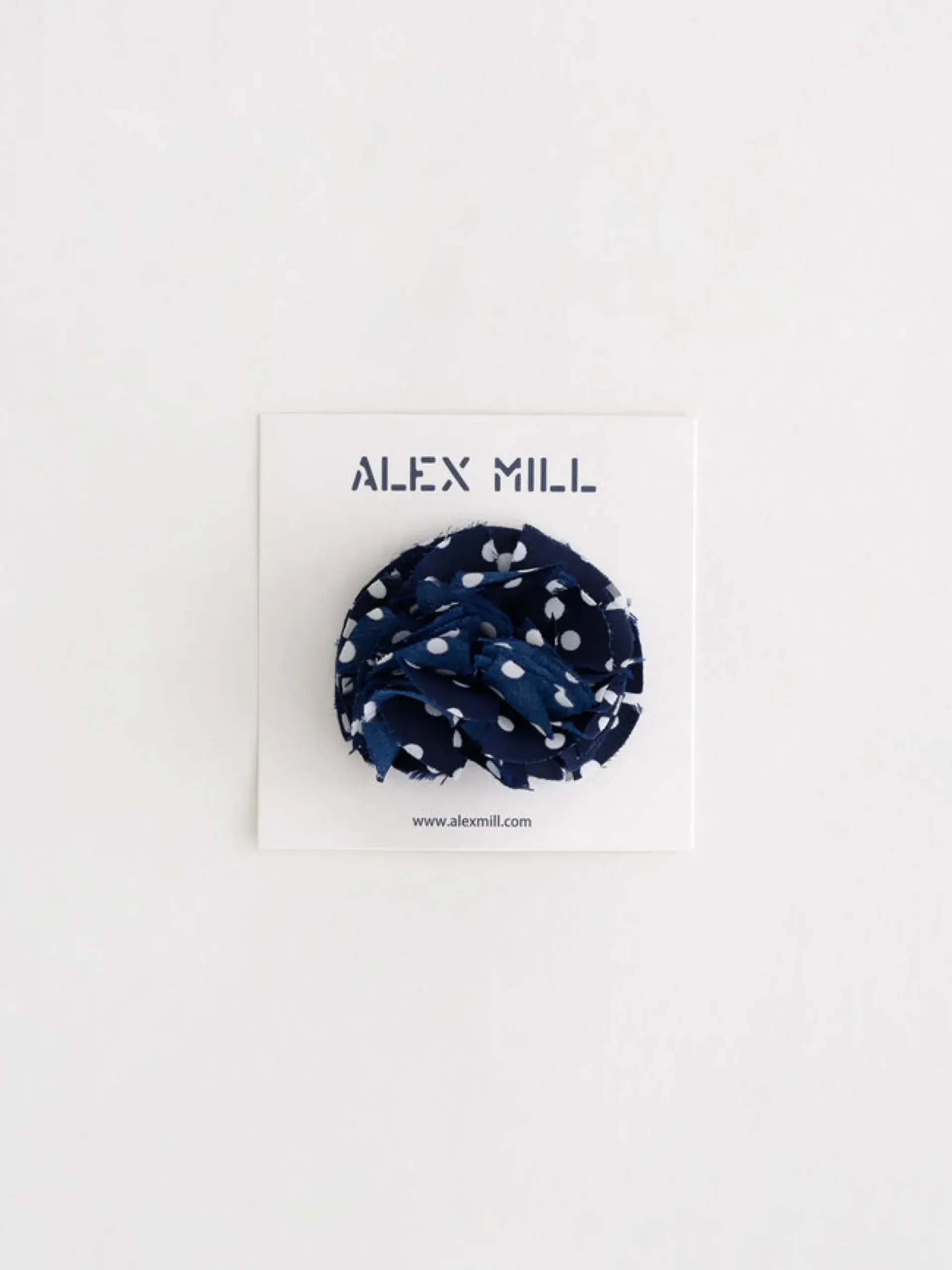 Best Alex Mill Single Rosette Navy Dot