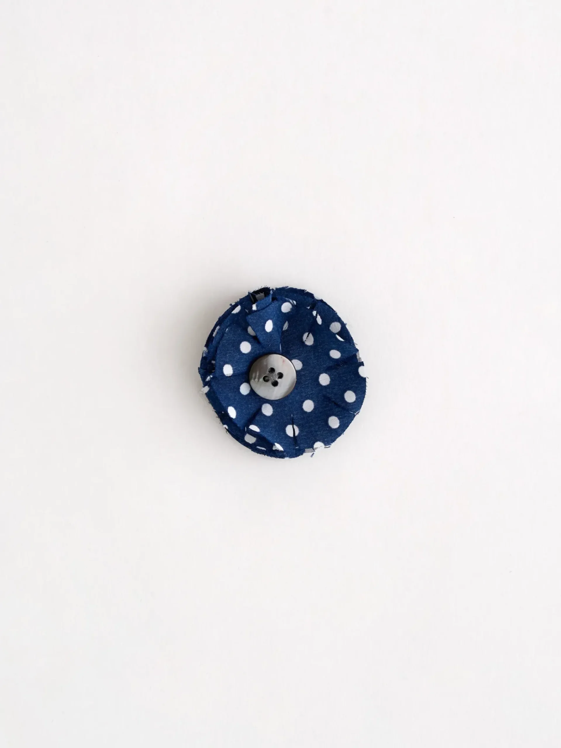 Best Alex Mill Single Rosette Navy Dot