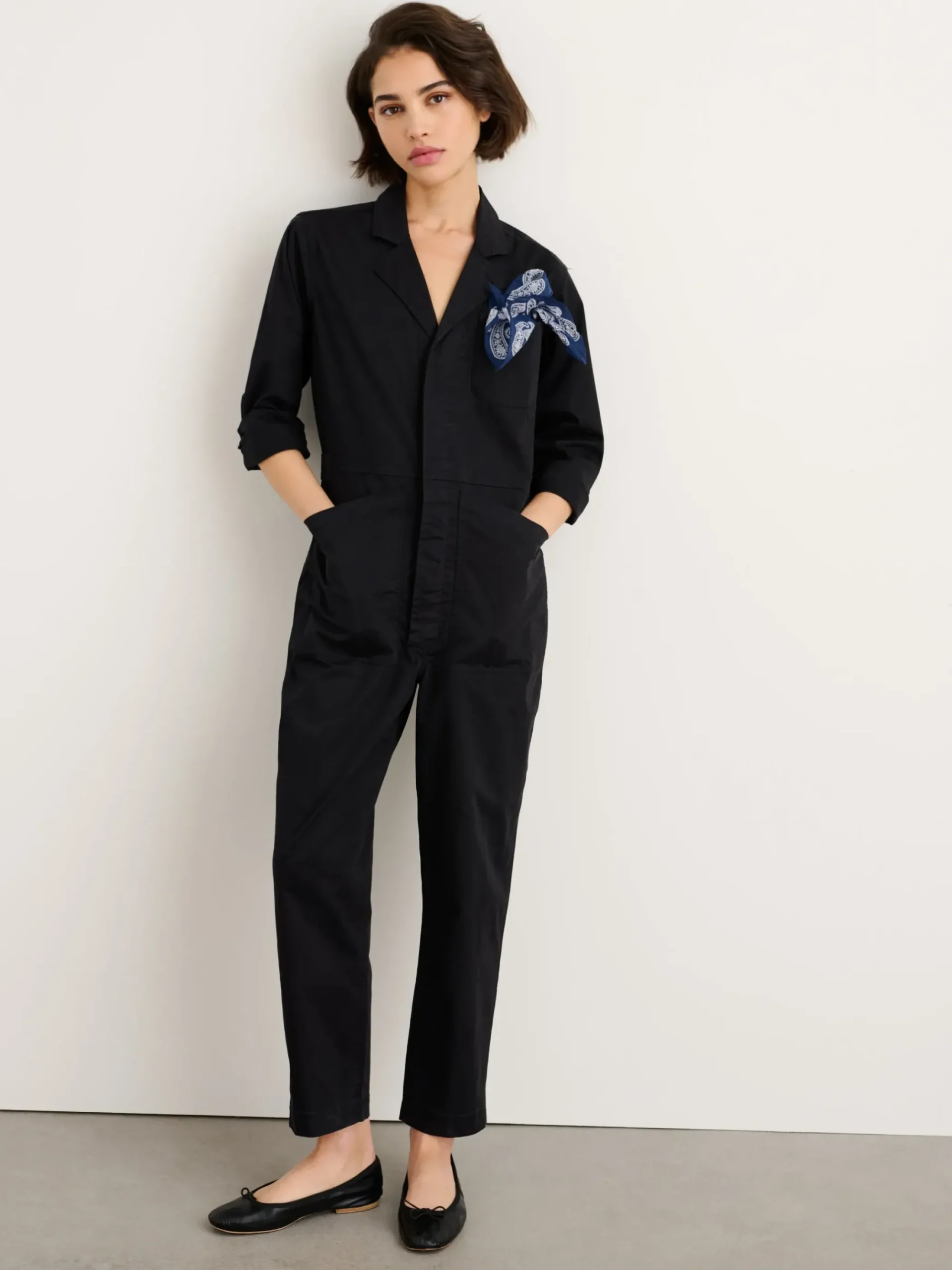Hot Alex Mill Standard Jumpsuit In Cotton Twill Black
