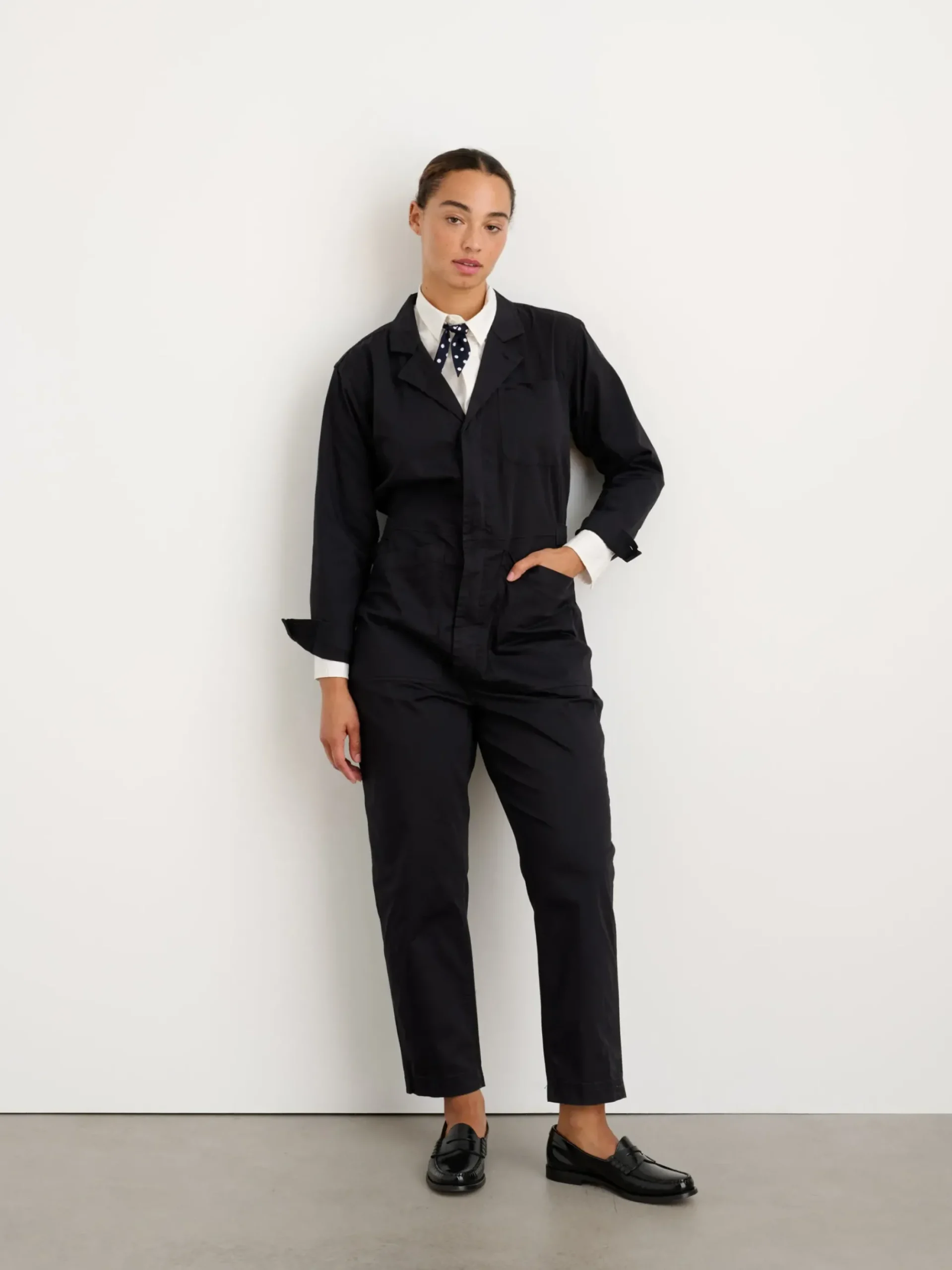 Hot Alex Mill Standard Jumpsuit In Cotton Twill Black
