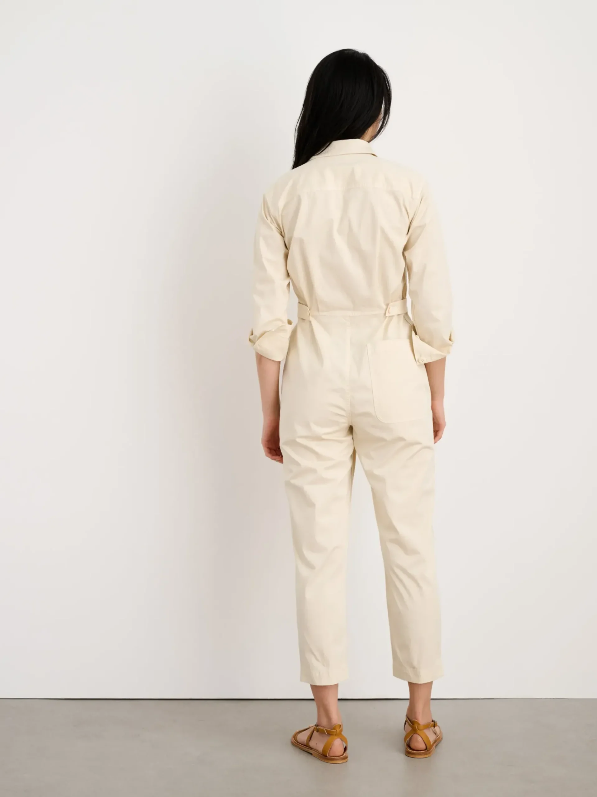 Online Alex Mill Standard Jumpsuit In Cotton Twill Oatmilk