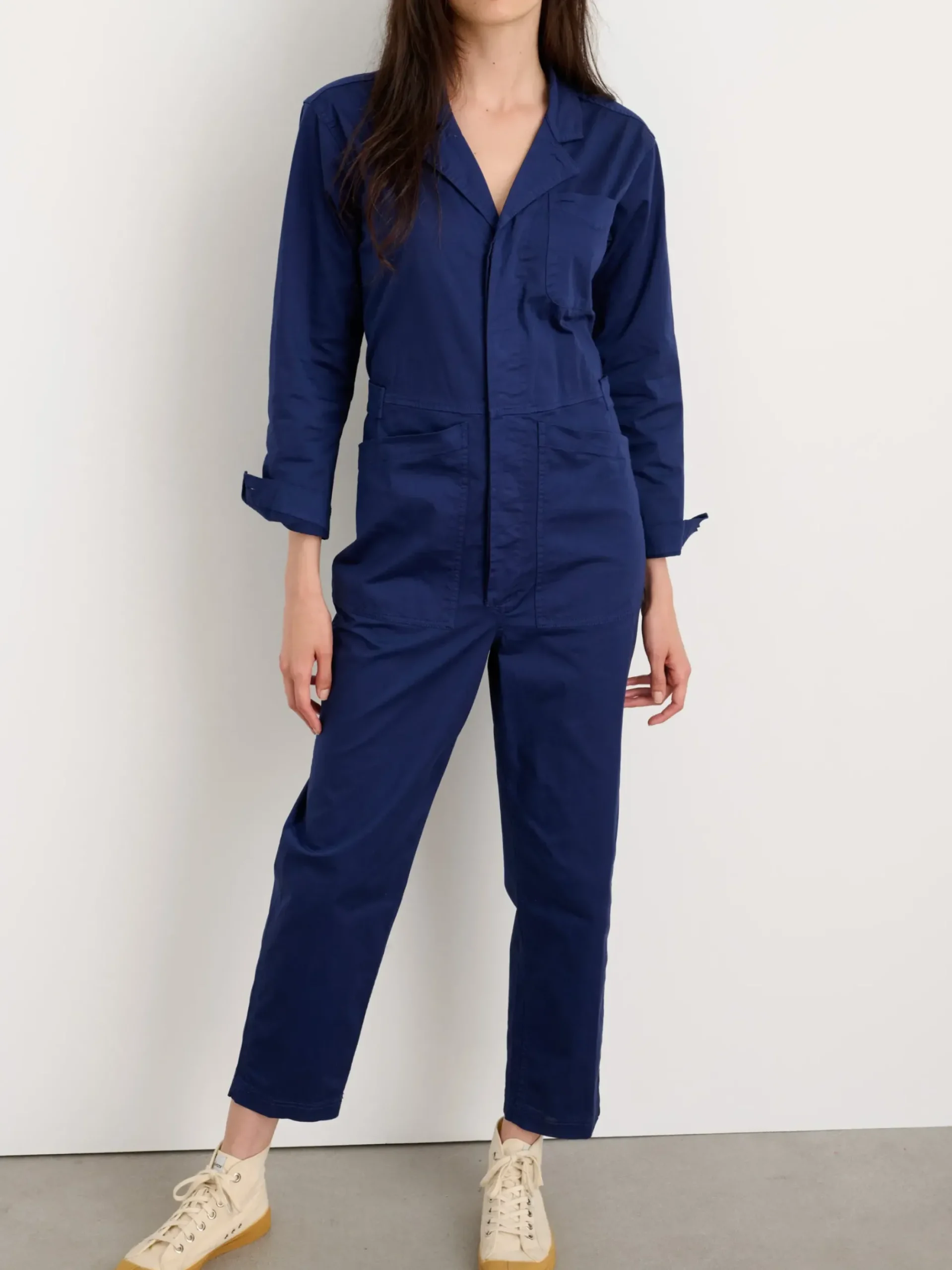 Online Alex Mill Standard Jumpsuit In Cotton Twill Dark Navy