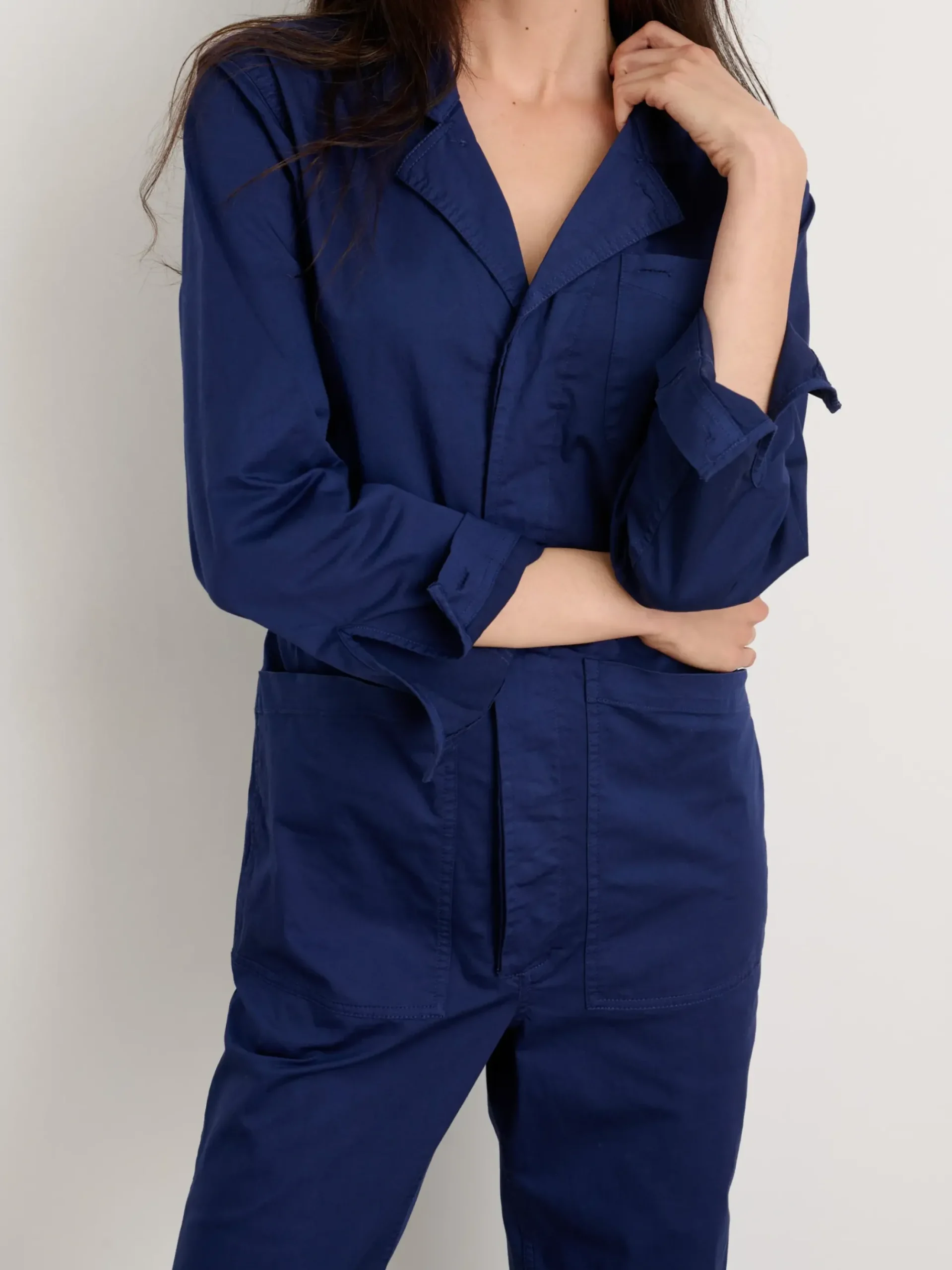 Online Alex Mill Standard Jumpsuit In Cotton Twill Dark Navy
