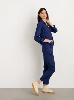 Online Alex Mill Standard Jumpsuit In Cotton Twill Dark Navy