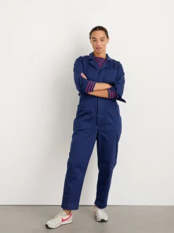 Online Alex Mill Standard Jumpsuit In Cotton Twill Dark Navy