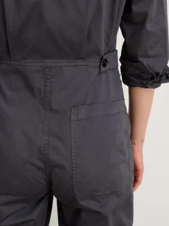 New Alex Mill Standard Jumpsuit In Cotton Twill Iron Grey