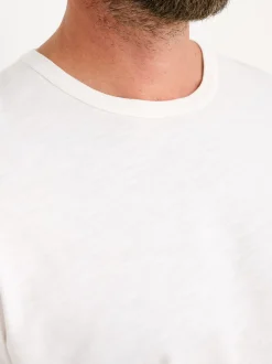 Online Alex Mill Standard Long Sleeve T-Shirt In Slub Cotton White