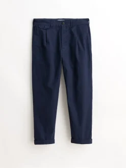Fashion Alex Mill Standard Pleated Pant In Chino (Long Inseam) Dark Navy