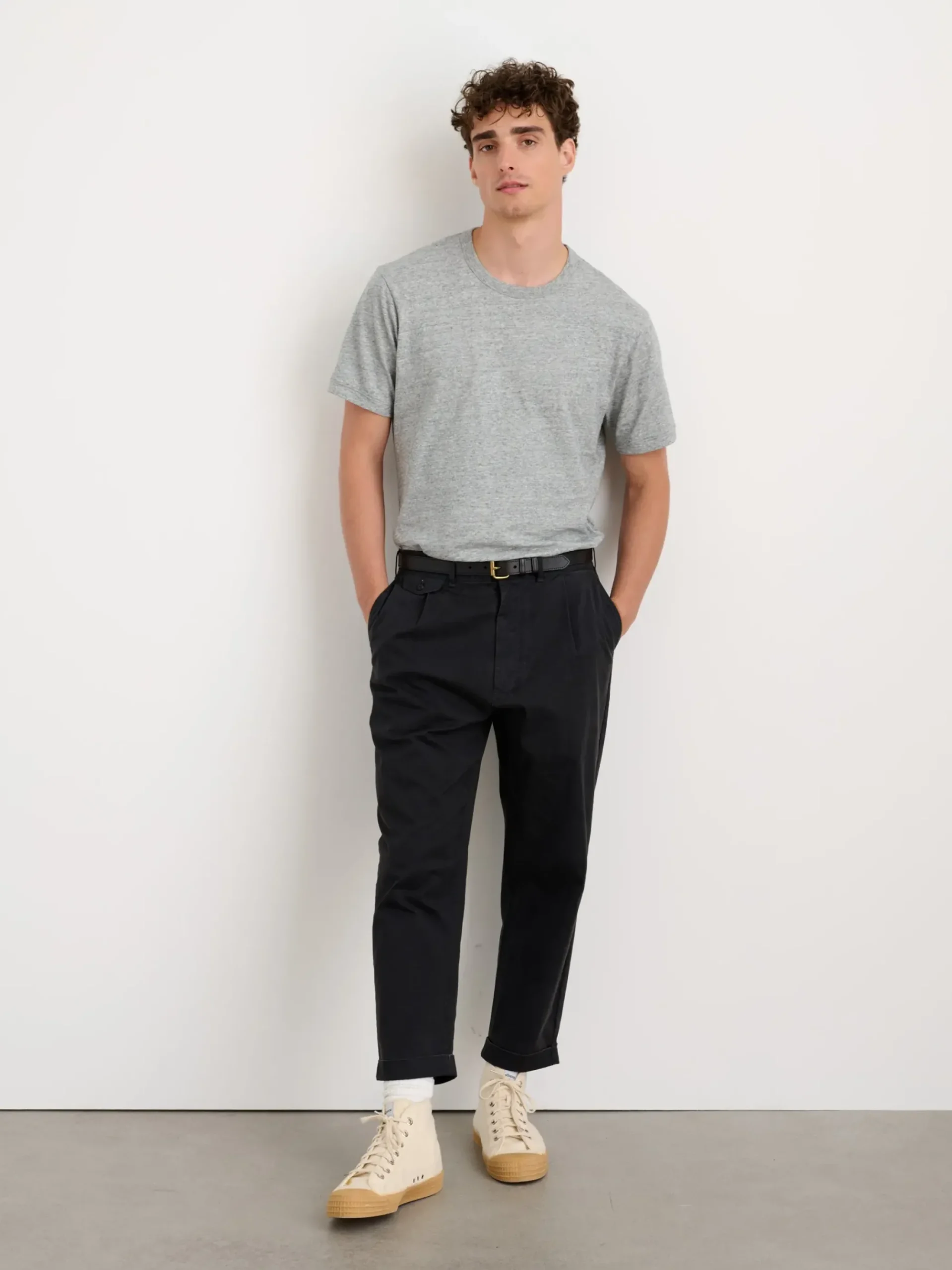 Best Alex Mill Standard Pleated Pant In Chino Black