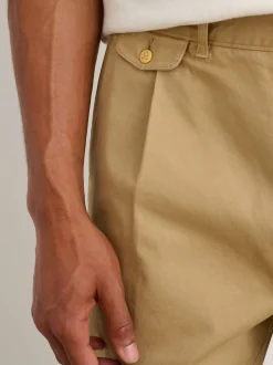 Clearance Alex Mill Standard Pleated Pant In Chino (Long Inseam) Vintage Khaki
