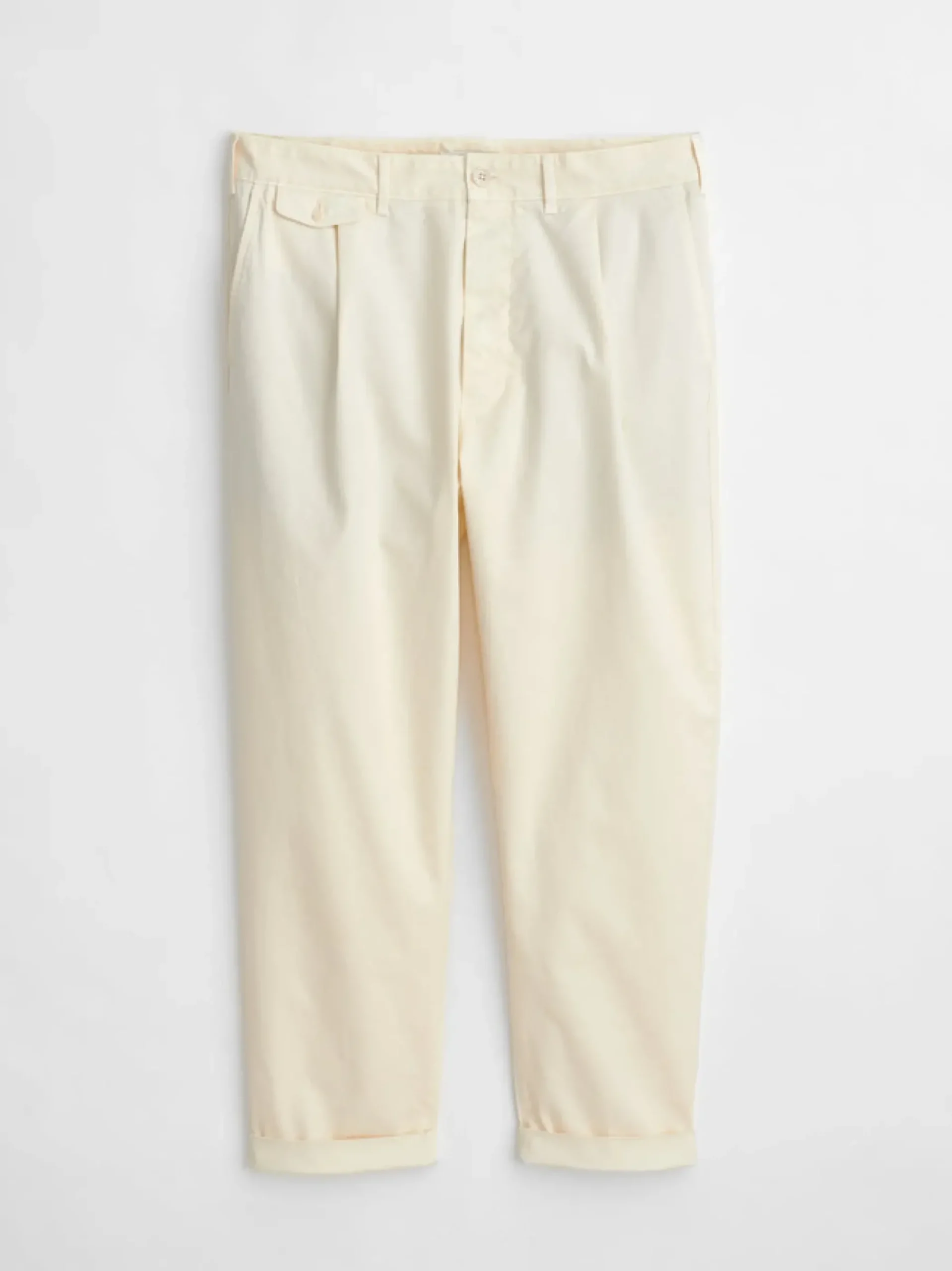 Outlet Alex Mill Standard Pleated Pant In Chino (Long Inseam) Oatmilk